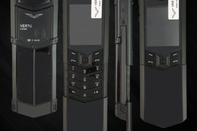 Điện thoại Vertu K9+ Lưng đá Đen Tuyền