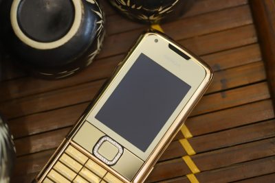 Nokia 8800E Rose Gold khảm trai đính đá