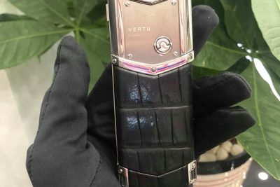 Vertu Signature S Alligator Gold