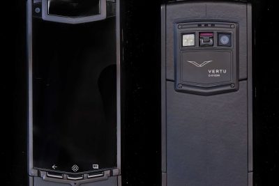 Điện thoại Vertu Ti Black Leather