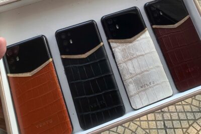 Điện Thoại IVertu 5G Da Cá Sấu Likenew 99% – đủ màu