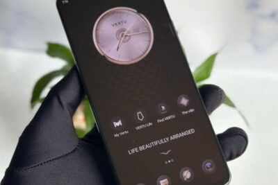 Điện Thoại IVertu 5G Da Bê Màu Xanh đẹp keng fullbox