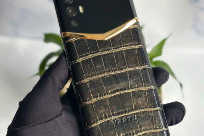Điện thoại iVertu 5G da cá sấu viền gold fullbox 99%