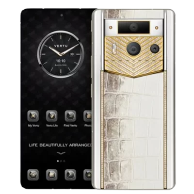 Điện thoại METAVERTU 2 Customized Himalaya Alligator Leather White