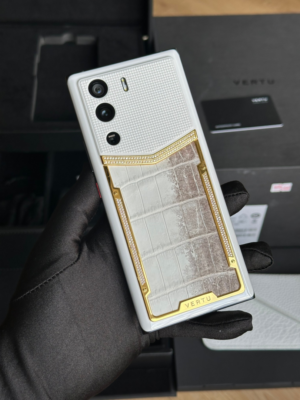 Điện Thoại Vertu Meta 1 Web 3.0 Moon White Diamond Gold Bản Đặc Biệt