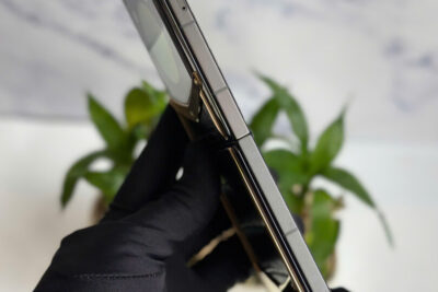 Điện Thoại Vertu Iron Flip Da Cá Sấu Viền Gold 99%