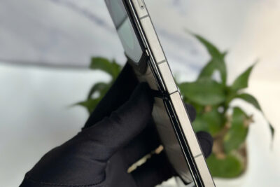 Vertu iron Flip Alligator Lưng bọc da cá sấu bạch tạng