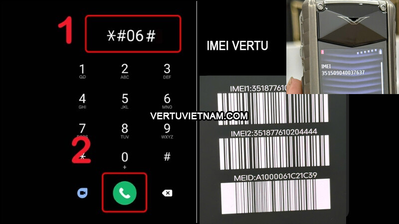 Chek Imei Vertu