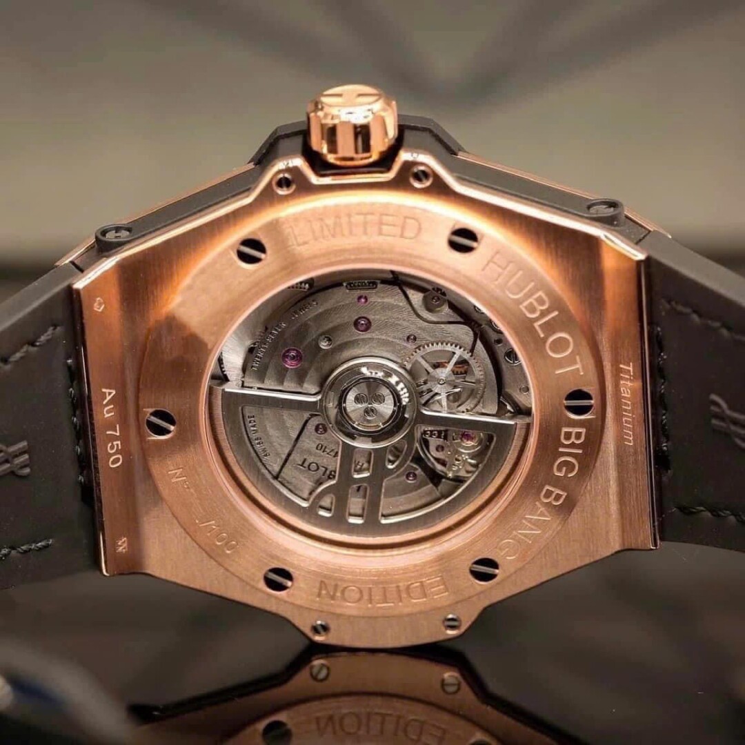 Đồng Hồ Hublot Big Bang One Click Sang Bleu King Gold Grey Diamonds 2