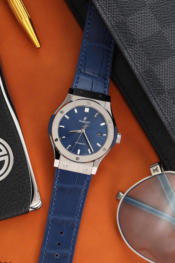 Đồng Hồ Hublot Classic Fusion Ceramic Blue5