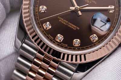 Đồng Hồ Rolex Datejust 36 Mặt Chocolate Cọc Số Kim Cương 126231