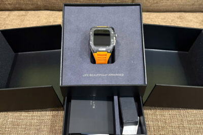 Đồng Hồ Thông Minh Vertu Diamonds Orange Vỏ Carbon Máy Đẹp Like New