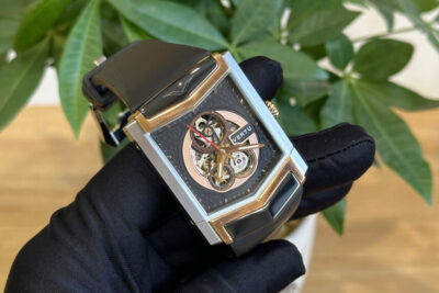 Đồng Hồ Vertu Mix Gold Black Automatic Máy Đẹp Like New