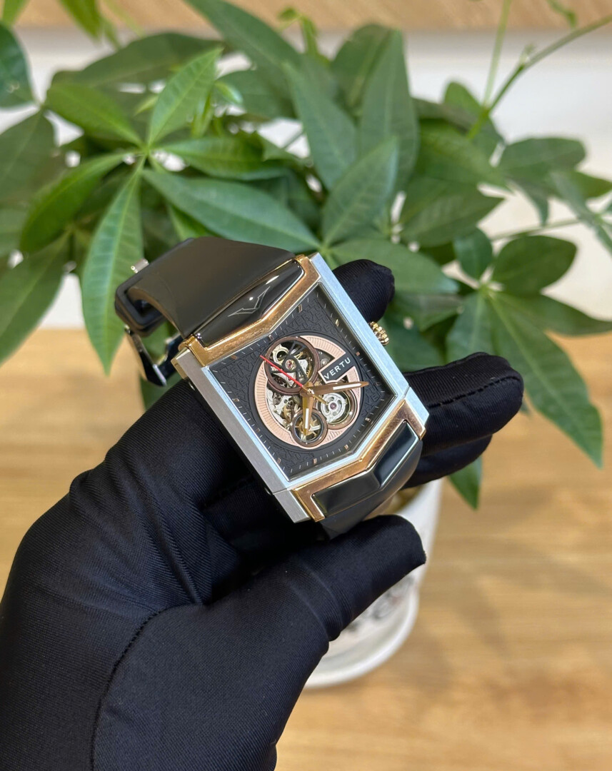 Đồng Hồ Vertu Mix Gold Black Automatic5