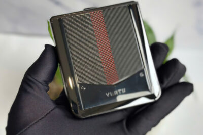 Điện Thoại Vertu Ironflip Carbon Đường Đua – Đẹp 99% Fullbox