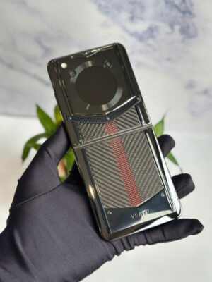 Điện Thoại Vertu Ironflip Carbon Đường Đua – Đẹp 99% Fullbox