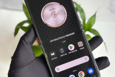 Điện Thoại Vertu Ironflip Carbon Đường Đua – Đẹp 99% Fullbox