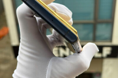 Meta Vertu 1 Lưng Bọc Vàng lưng full Gold 18k fullbox 99%