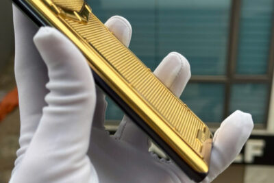 Meta Vertu 1 Lưng Bọc Vàng lưng full Gold 18k fullbox 99%