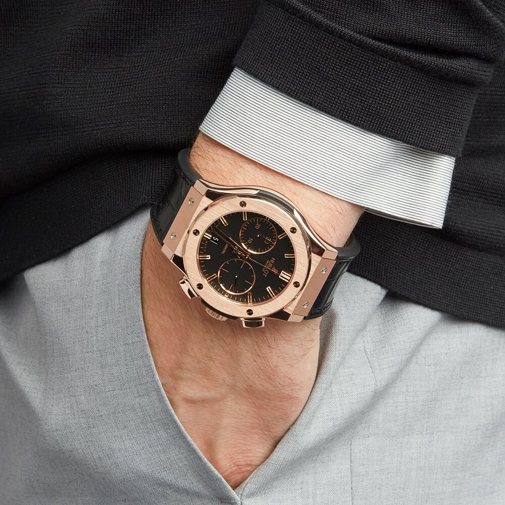 Hublot Classic Fusion Chronograph 18k Rose Gold Gents 521ox1180lr