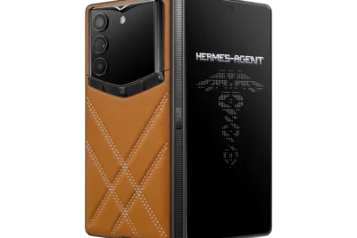 Vertu Alpha Fold Stitched Calfskin Mới Chính Hãng