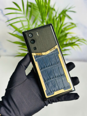 Vertu Meta 1 Mix Gold Alligator Blue Navi 99% – Điện Thoại Web3 Xa Xỉ Dành Cho Doanh Nhân Thành Đạt