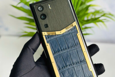 Vertu Meta 1 Mix Gold Alligator Blue Navi 99% – Điện Thoại Web3 Xa Xỉ Dành Cho Doanh Nhân Thành Đạt