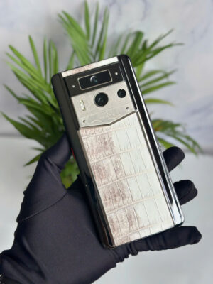 Vertu Meta 2 Alligator Himalaya 99% Fullbox – Siêu phẩm Web3 đẳng cấp với da cá sấu Himalaya quý hiếm